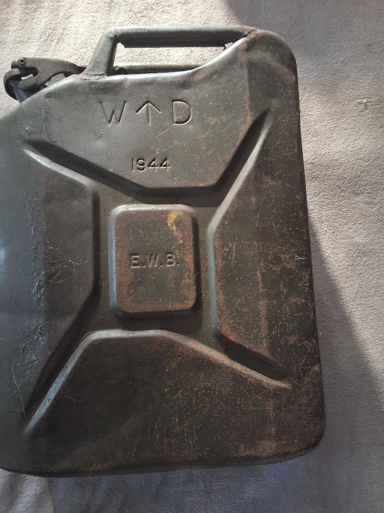 Engelse jerrycan ww2, Verzamelen, Militaria | Tweede Wereldoorlog, Ophalen, Landmacht, Engeland, Overige typen