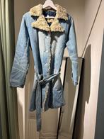 Casa Blanca jas vintage denim met faux fur 38, Ophalen of Verzenden, Zo goed als nieuw, Maat 38/40 (M), Blauw