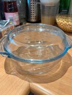 Oven schaaltje met deksel+ gratis 4 kante oven schaal, Ophalen, Zo goed als nieuw