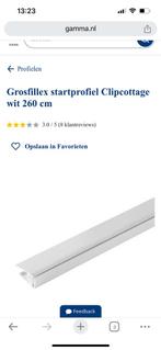 Hoekprofielen en startprofielen Grosfillex, Huis en Inrichting, Stoffering | Gordijnen en Lamellen, Ophalen, Nieuw, Wit, 200 cm of meer