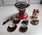 Illy espresso machine compleet rood, Witgoed en Apparatuur, Koffiezetapparaten, Koffiepads en cups, Espresso apparaat, Ophalen of Verzenden