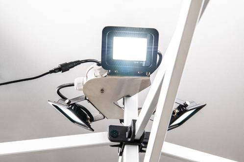 3 weg lamp led verlichting voor partytent/parasol, Tuin en Terras, Buitenverlichting, Nieuw, Hanglamp, Kunststof, Minder dan 50 watt