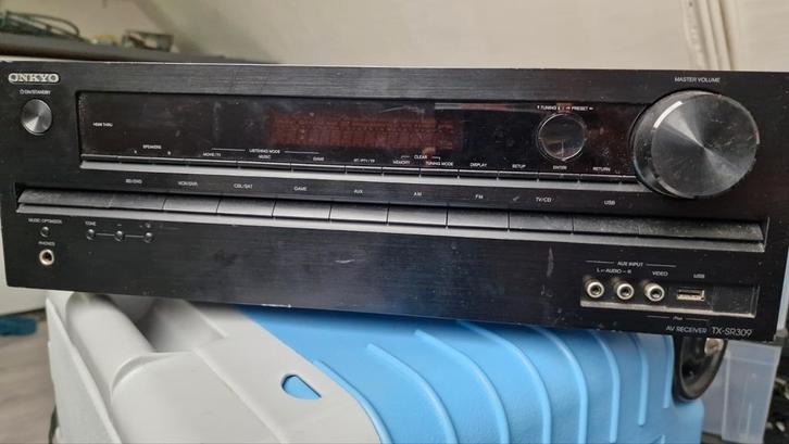 Zwarte Onkyo TX-SR309 Versterker/Reciever 5.1 100 Watt, Audio, Tv en Foto, Versterkers en Receivers, Gebruikt, 5.1, 60 tot 120 watt