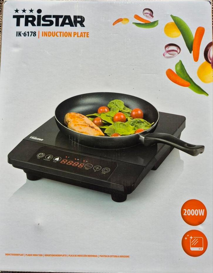 Tristar IK-6178 Inductiekookplaat, Witgoed en Apparatuur, Kookplaten, Zo goed als nieuw, Vrijstaand, Inductie, Ophalen
