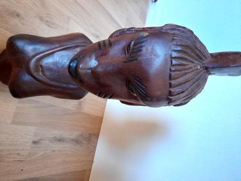 Houten beeld(Handgemaakt), Antiek en Kunst, Kunst | Beelden en Houtsnijwerken, Ophalen of Verzenden