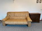 Comfortabele leren bank, Ophalen, Gebruikt, 150 tot 200 cm, Driepersoons