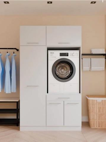 Bovenkastje wasmachinekast Wasdroom