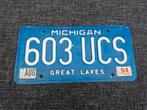 Kentekenplaat Michigan Usa nummerbord Nummerplaat License pl, Ophalen of Verzenden, Gebruikt, Auto's
