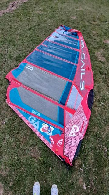 Fanatic Falcon en GA Sails Gaastra Vapor Manic