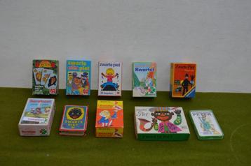 verschillende vintage Zwarte Piet/ Pierre Noir kaartspelen beschikbaar voor biedingen
