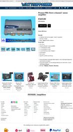 Pioneer PRS-D200 2 kanaals / mono versterker, Gebruikt, ., Ophalen of Verzenden, .