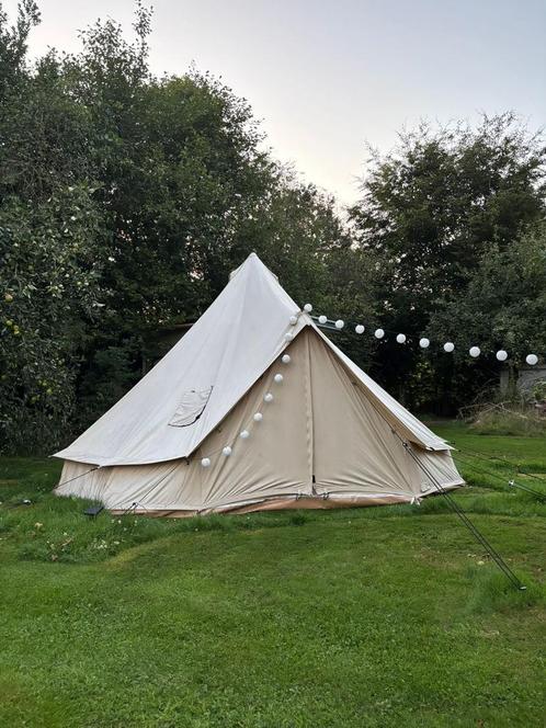Bell tent 5 meter, Caravans en Kamperen, Tenten, Zo goed als nieuw, Ophalen