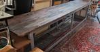 mooie oude brocante lange tafel van 3 meter, Ophalen
