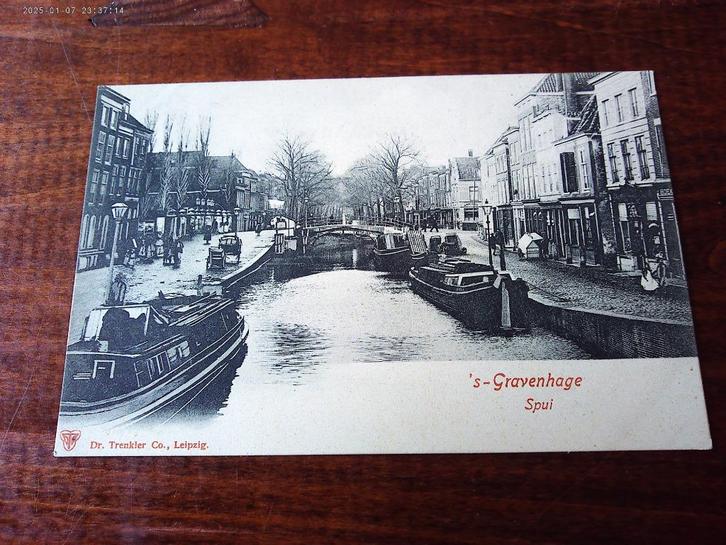 E33 - Den Haag - Spui - Schip - Mooi/Oud, Verzamelen, Ansichtkaarten | Nederland, Zuid-Holland, Voor 1920, Ophalen of Verzenden