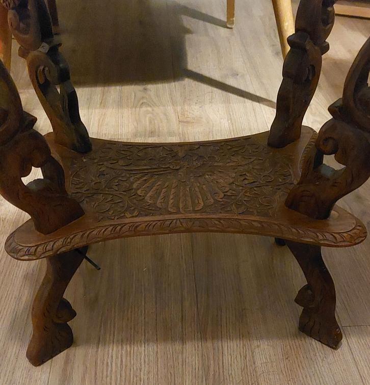 211345 Indonesische naaitafel WD008, Antiek en Kunst, Antiek | Meubels | Tafels, Ophalen