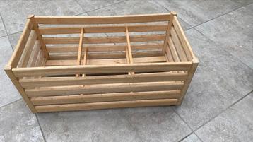 Houten opberg krat IKEA beschikbaar voor biedingen