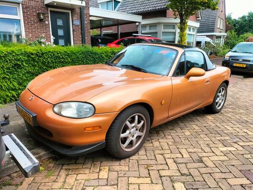 Mazda MX-5 1.6 I 1998 Bruin, Auto's, Mazda, Particulier, MX-5, Benzine, Cabriolet, Handgeschakeld, Geïmporteerd, Bruin, Achterwielaandrijving