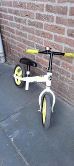 Btwin Loopfiets - Wit met Lichtgroen, Ophalen, Gebruikt, Loopfiets