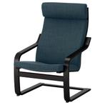 IKEA fauteuil donker blauw goede staat, Huis en Inrichting, Fauteuils, Ophalen, Zo goed als nieuw