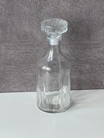 Glazen karaf met dop / geslepen glas, Ophalen of Verzenden