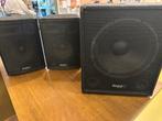 Ibiza PA Speakers + Subwoofer Set sub 15 a disco 10 B, Ophalen, Gebruikt, Subwoofer, Sony