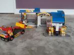 Tankstation met garage, sleepwagen en auto., Kinderen en Baby's, Speelgoed | Playmobil, Ophalen of Verzenden, Zo goed als nieuw