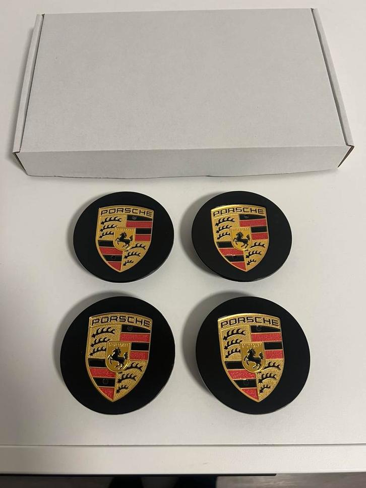 Nieuwe Porsche naafdoppen / wieldoppen – 76mm nieuw in doos, Auto-onderdelen, Overige Auto-onderdelen, Porsche, Nieuw, Ophalen of Verzenden