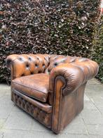 Chesterfield fauteuil origineel., Gebruikt, Chesterfield, 75 tot 100 cm, D