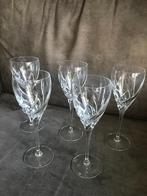 Kristallen wijnglazen vintage Jaren 90., Antiek en Kunst, Antiek | Glas en Kristal, Ophalen of Verzenden
