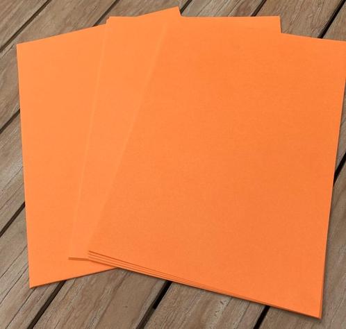KNUTSELPAPIER A4 ORANJE 120 GRAM 100 vel., Diversen, Papierwaren, Nieuw, Ophalen of Verzenden