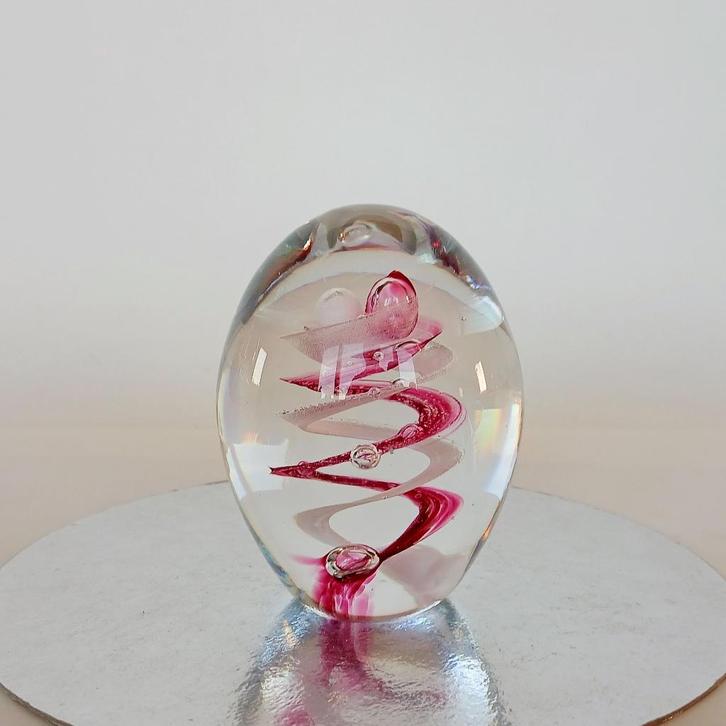 Presse-papier Glasobject Kristal Pfeiffer, Antiek en Kunst, Antiek | Glas en Kristal, Ophalen of Verzenden