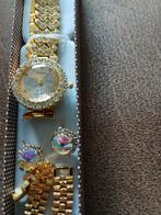 Nieuwe 18 krt verguld sieradenset, Sieraden, Tassen en Uiterlijk, Horloges | Dames, Ophalen of Verzenden, Nieuw, Overige merken