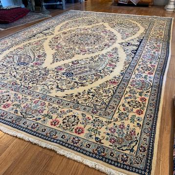 Trendy Origineel Perzisch tapijt -Wol met zijde 308 x 202 cm beschikbaar voor biedingen