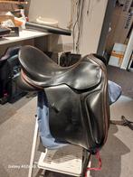 KN dressuurzadel custom made kleur zwart met bruine biezen, Dieren en Toebehoren, Ophalen, Gebruikt, Dressuur