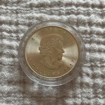 Maple Leaf 2017 1oz. Zilver beschikbaar voor biedingen