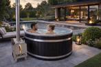 Welltub hottub – zwart design met marmerlook binnenkuip, Tuin en Terras, Nieuw, Ophalen of Verzenden, Info@welltub.nl, Vast