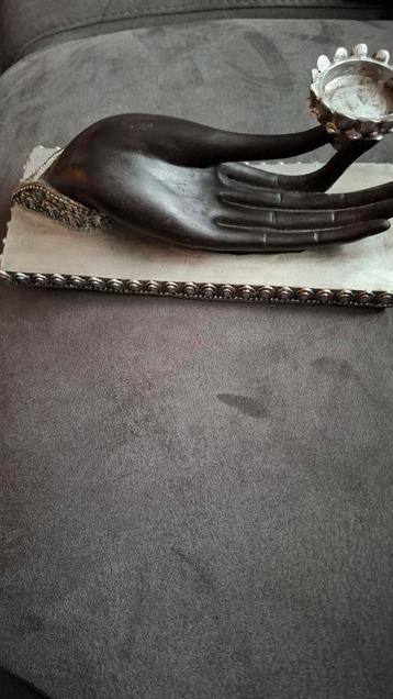 Waxinelichthouder Hand - Decoratief beschikbaar voor biedingen
