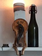 XL amandelmolen (kaas)rasp ,emaille?sleets,stoer brocante, Antiek en Kunst, Ophalen of Verzenden