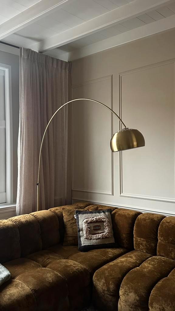 Booglamp Zuiver, Huis en Inrichting, Lampen | Vloerlampen, Zo goed als nieuw, 150 tot 200 cm, Ophalen