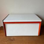 Vintage Retro Brabantia Brooddoos, Broodtrommel, Oranje, Verzamelen, Retro, Ophalen of Verzenden, Huis en Inrichting