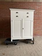 Meidenkast landelijke teakblad 110 c breed voorraad actie, 100 tot 150 cm, 100 tot 150 cm, Nieuw, Ophalen of Verzenden