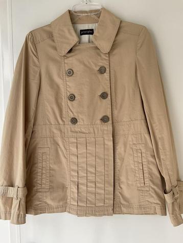 Nieuw: zandkleurige trenchcoat, mt 36-38. Merk: Principles beschikbaar voor biedingen