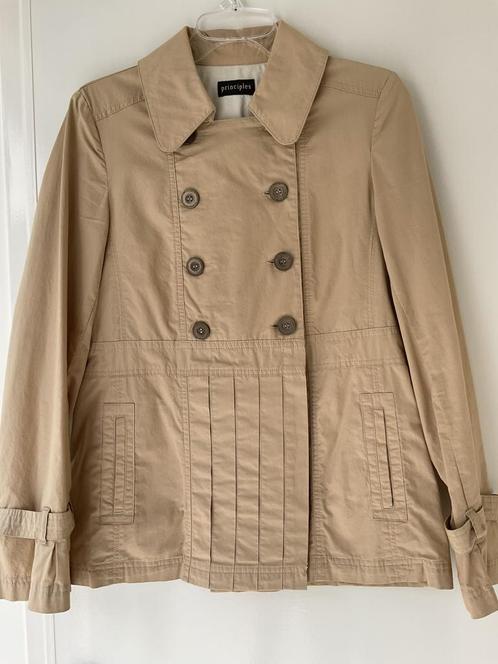 Nieuw: zandkleurige trenchcoat, mt 36-38. Merk: Principles, Kleding | Dames, Jassen | Zomer, Zo goed als nieuw, Maat 36 (S), Beige