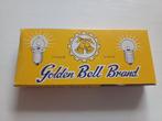 oud doosje nieuwe lampjes Golden bell brand, Antiek en Kunst, Ophalen of Verzenden