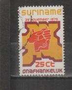 Aangeboden Suriname Z. nr. 1 gestempeld, Postzegels en Munten, Postzegels | Suriname, Verzenden, Gestempeld