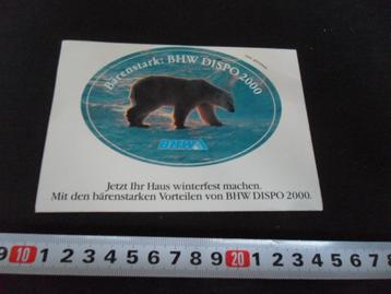 sticker Bärenstark: BHW DISPO-2000   beschikbaar voor biedingen