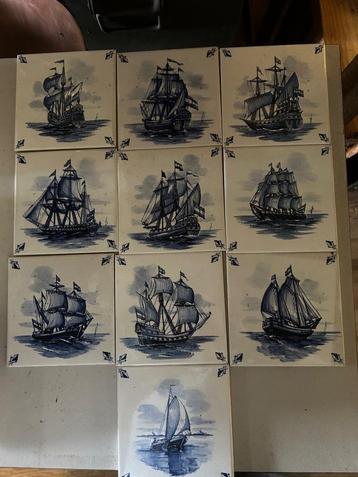 Vintage tegels beschikbaar voor biedingen