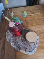 Marmer plateau, Huis en Inrichting, Woonaccessoires | Dienbladen, Ophalen, Rond, Overige materialen