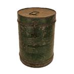 Vintage Metalen Vaten Retro Ijzeren Ton Emmer Vat Blik, Info@dehanzeherten.nl, Nieuw, Ophalen of Verzenden, De Hanze Herten