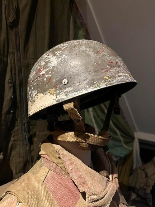 Britse airborne MK2 para helm, Verzamelen, Militaria | Tweede Wereldoorlog, Landmacht, Helm of Baret, Engeland, Ophalen of Verzenden